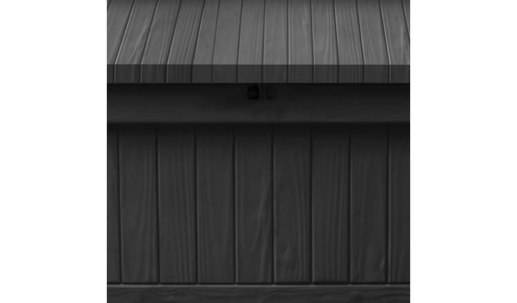 Keter Eden 265L Grey Outdoor Garden Storage Bench - Stylish & Durable Seating Solution