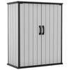 Keter Premier Tall 1400L Outdoor Storage Cupboard - Durable, Weather-Resistant Garden & Tool Organizer (4.6 x 2.4ft)