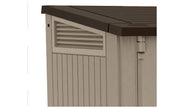 Keter Store It Out Midi 880L Garden Storage Box - Beige/Brown | Durable & Weather-Resistant Outdoor Solution