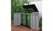 Keter Store It Out Max 1200L Garden Storage Shed - Durable 5 x 3ft Outdoor Organizer