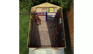 Mercia Premium 10x8ft Wooden Overlap Garden Shed - Spacious & Secure Outdoor Storage