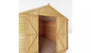 Mercia Premium 10x8ft Wooden Overlap Garden Shed - Spacious & Secure Outdoor Storage
