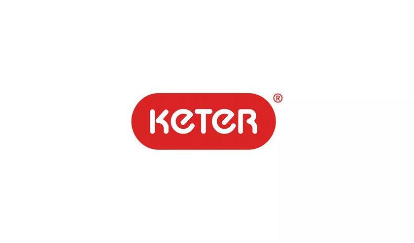 Keter Store It Out Max 1200L - Versatile Outdoor Garden Storage Box for Tools, Furniture, and Wheelie Bins (Beige/Green)