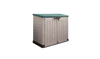Keter Store It Out Max 1200L - Versatile Outdoor Garden Storage Box for Tools, Furniture, and Wheelie Bins (Beige/Green)