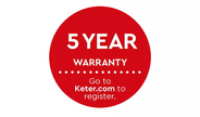Keter Store It Out Max 1200L - Versatile Outdoor Garden Storage Box for Tools, Furniture, and Wheelie Bins (Beige/Green)