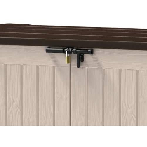 Keter Store It Out Max 1200L - Versatile Outdoor Garden Storage Shed for Tools, Furniture, and Bins (Beige Brown)