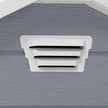 Keter Manor Grey 6x4 ft Durable Outdoor Plastic Garden Storage Shed with Window and Ventilation